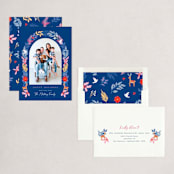 "Merry Woodland" - Holiday Cards in Candy by Elly - Assembled