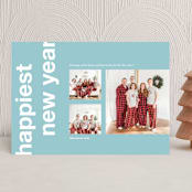 "Classic Seasons Greetings" - Holiday Cards in Sea by James Derit - Front