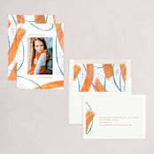 "Brushstrokes of cheer" - Holiday Cards in Caramel by Alexandra Dzh - Assembled