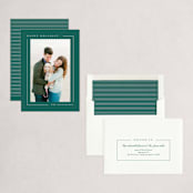 "Simply Serene" - Holiday Cards in Pine by Lauren Chism - Assembled