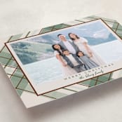 "Fancy Plaid" - Holiday Cards in Vanilla by Petra Kern - Detail
