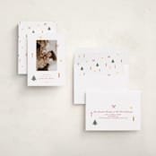 "Cross Stitch Christmas" - Holiday Cards in Snow by Claire - Assembled