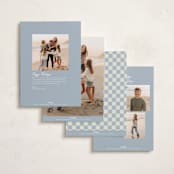 "Little Bow" - Holiday Cards in Celestial by Helena Vitto - Back of Card Options