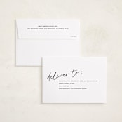 "Zine" - Holiday Cards in Noir by Annie Clark - FREE Recipient Addressing