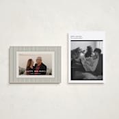 "Zine" - Holiday Cards in Noir by Annie Clark - Photo Orientation Options