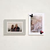 "Iconic" - Holiday Cards in Cotton by Stacey Meacham - Photo Orientation Options