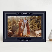 "Christmas Classic" - Holiday Cards in Navigation by Design Lotus - Front