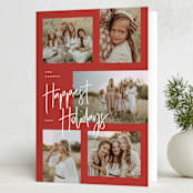 "Our Favorites" - Holiday Cards in Cherry by Michelle Taylor - Folded Card