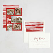 "Our Favorites" - Holiday Cards in Cherry by Michelle Taylor - Assembled