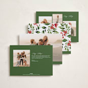 "A Sparkle of Holiday" - Holiday Cards in Snow by Chris Griffith - Back of Card Options
