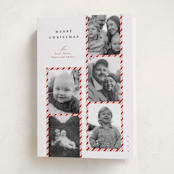 "Peppermint Strip" - Holiday Cards in Peppermint by Carrie ONeal - Folded Card