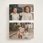 "Deux" - Holiday Cards in Cloud by Nicole Walsh - Front