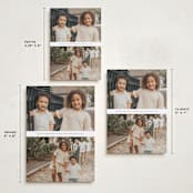 "Deux" - Holiday Cards in Cloud by Nicole Walsh - Formats Available