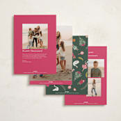 "Nutcracker dance" - Holiday Cards in Berry by Sarah Knight - Back of Card Options