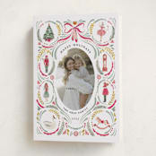 "Nutcracker dance" - Holiday Cards in Berry by Sarah Knight - Folded Card