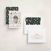 "Nutcracker dance" - Holiday Cards in Holly Leaf by Sarah Knight - Assembled
