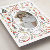 "Nutcracker dance" - Holiday Cards in Holly Leaf by Sarah Knight - Detail