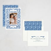 "Winter Botanical" - Holiday Cards in Porcelain by Elly - Assembled