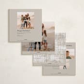 "Holiday Soneto" - Holiday Cards in Snow by Tamara Hilje - Back of Card Options