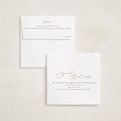 "Holiday Soneto" - Holiday Cards in Snow by Tamara Hilje - FREE Recipient Addressing