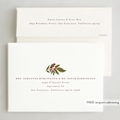 "Christmas Greens" - Holiday Cards in Ruby by Chris Griffith - FREE Recipient Addressing
