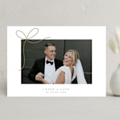 "Little Bow" - Holiday Cards in Winter by Yuliya Evseeva - Front