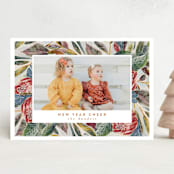 "FreshWinterBouquet" - Holiday Cards in Wreath by Lucrecia Caporale - Front