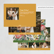 "FreshWinterBouquet" - Holiday Cards in Wreath by Lucrecia Caporale - Back of Card Options