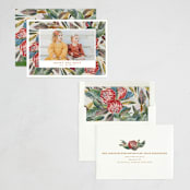 "FreshWinterBouquet" - Holiday Cards in Wreath by Lucrecia Caporale - Assembled