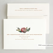 "FreshWinterBouquet" - Holiday Cards in Wreath by Lucrecia Caporale - FREE Recipient Addressing