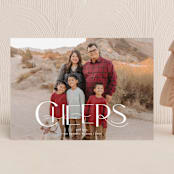"Big Christmas" - Holiday Cards in Snow by Sarah Brown - Front