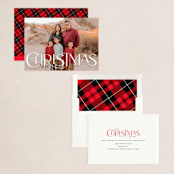"Big Christmas" - Holiday Cards in Snow by Sarah Brown - Assembled