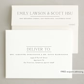 "Surname" - Holiday Cards in Coal by Sarah Brown - FREE Recipient Addressing