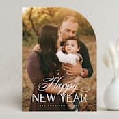 "Polished" - Holiday Cards in Snow by Carolyn MacLaren - Front
