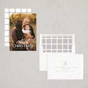 "Polished" - Holiday Cards in Snow by Carolyn MacLaren - Assembled