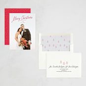 "Simply Charming" - Holiday Cards in Cherry by Design Lotus - Assembled
