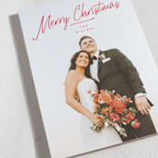"Simply Charming" - Holiday Cards in Cherry by Design Lotus - Detail