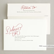 "swift" - Holiday Cards in Snow by Jackie Crawford - FREE Recipient Addressing