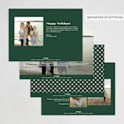 "Marry Christmas" - Holiday Cards in Mistletoe by Keen Peachy - Back of Card Options