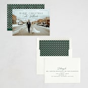 "Marry Christmas" - Holiday Cards in Mistletoe by Keen Peachy - Assembled