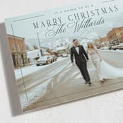 "Marry Christmas" - Holiday Cards in Mistletoe by Keen Peachy - Detail