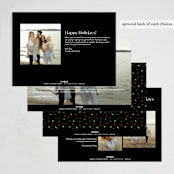 "Twinkle" - Holiday Cards in Snow by MC Designs - Back of Card Options