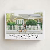 "The Merry" - Holiday Cards in Marshmallow by Tamara Hilje - Folded Card