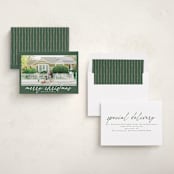 "The Merry" - Holiday Cards in Pine by Tamara Hilje - Assembled