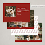 "Wishes for you" - Holiday Cards in Candy by JDM Designs - Back of Card Options