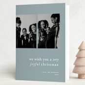 "Very Joyful" - Holiday Cards in Winterberry by Blustery August - Folded Card