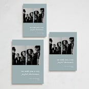 "Very Joyful" - Holiday Cards in Winterberry by Blustery August - Formats Available