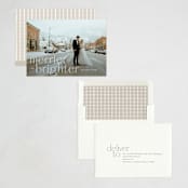 "Merrier and Brighter" - Holiday Cards in Snow by Amy Kross - Assembled