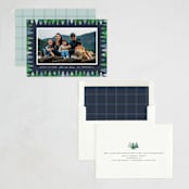 "Trees all around" - Holiday Cards in Midnight by Pati Cascino - Assembled
