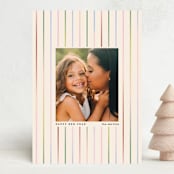 "gradient stripes" - Holiday Cards in Gumdrops by Ellen Schlegelmilch - Front